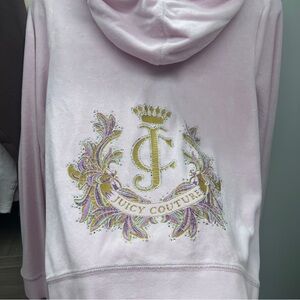 Pinky juicy couture velvet coat
